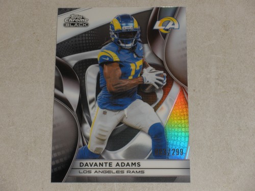 2025 Topps Chrome Black Refractor #59 Davante Adams 093/299