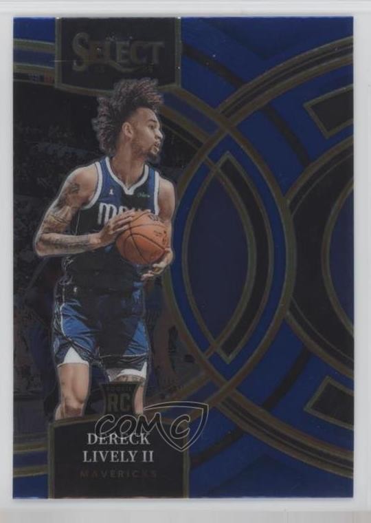 2023-24 Panini Select Premier Level Blue Dereck Lively II #111 12g7