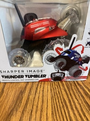Sharper Image Thunder Tumbler Remote Control 360° Spinning Car Red Ages 7-11