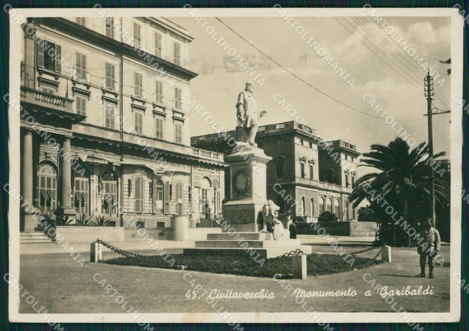Roma Civitavecchia Garibaldi Foto FG cartolina ZK4479