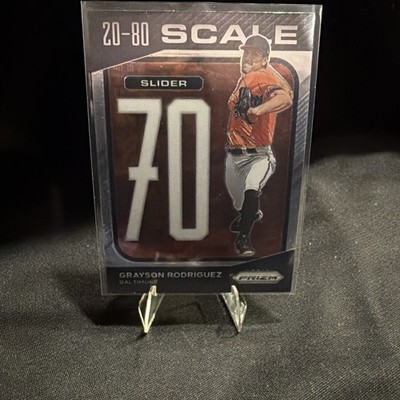 2023 Panini Prizm Grayson Rodriguez #SC16 Baltimore Orioles 20-80 Scale