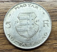 1947年ハンガリー独立運動英雄ラヨシュ・コシュート5フォリント銀貨PCGS認証 1947 Year Hungarian Coins for sale | eBay