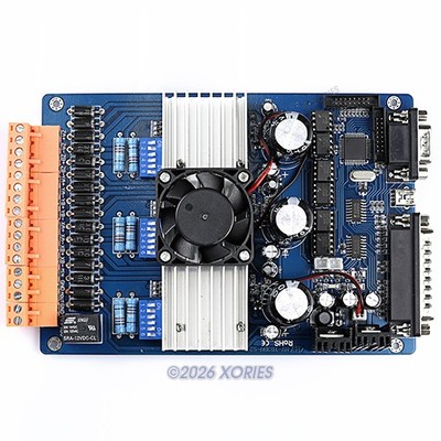 New 3 Axis TB6600HG Stepper Motor Driver Board Controller + Demo Mach3 Software