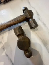 2 Vintage small ball peen hammer hammers
