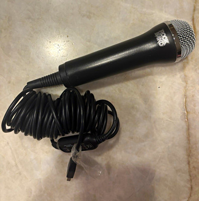 Logitech Rock Band Wired USB Microphone Model E-UR20 MPN E-UR20 Black