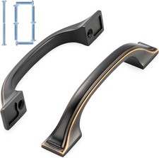 10 Pack 3 Inch Oil Rubbed Bronze Kitchen Cabi...