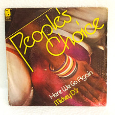 PEOPLE'S CHOICE HERE WE GO AGAIN / MICKEY D'S 7" 45 RPM 1976 P.I.R. ITALY