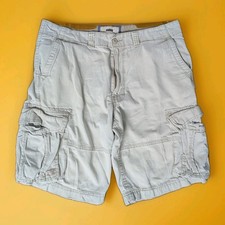 Levi's Cargo Shorts 12" Inseam Baggy 38" Waist Beige Grunger Skater Y2K