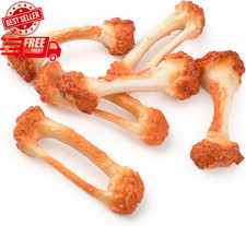 6Pcs Artificial Chicken Leg Bone Fake Chicken Wing Bone Lifelike Fake Fried Food