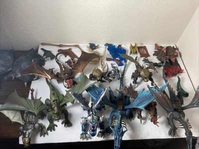 Mega Bloks Medieval Fire Ice Krystal Orb Wars Crystal Bone Dragons Lot READ