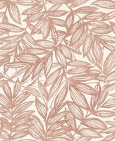 Fd27232_Harmonie Laub Vertikal Koralle Fine Decor Tapete