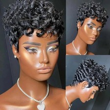 Pixie Cut Wig Human Hair for Black Women Short Straight Human Hair Wigs