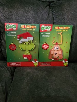The GRINCH And MAX Brick Building Set Compatible Christmas NEW