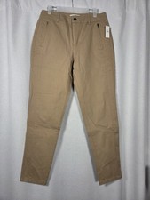 NWT Talbots Brown Tan Denim Stretch Pants Women's 6  70