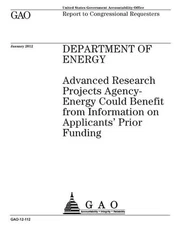Department of Energy: Advanced Research Projects Agency-Energy could benefit fro