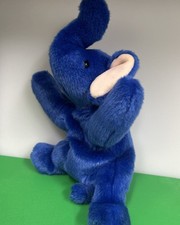 TY Peanut the Beanie Baby Elephant Royal Blue Color Original 1998 Rare Retired