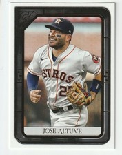 2021 Topps Gallery Jose Altuve #83 Houston Astros