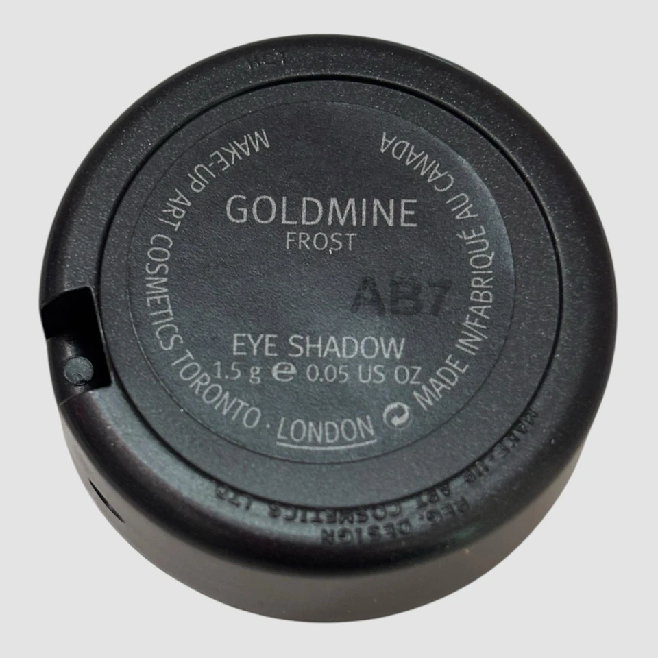 MAC Eye Shadow Powder Single, GOLDMINE (frost) 0.05oz / 1.5g Full Size Free S&H - Image 2 of 4