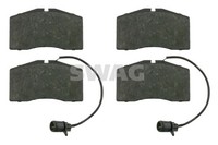 Vorderachse Swag 30 91 6528 Bremsbelagsatz, Scheibenbremse FüR Audi
