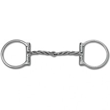 Myler Western Dee Snaffle Bit MB 09T Level 1 - Sweet Iron Twisted Mouthpiece, 5