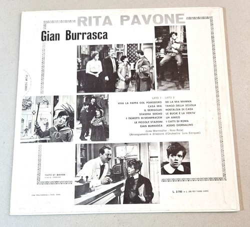 RITA PAVONE "Gian Burrasca" Italy EX 1965 original signierte Autogramm RCA LP - Bild 4 von 4