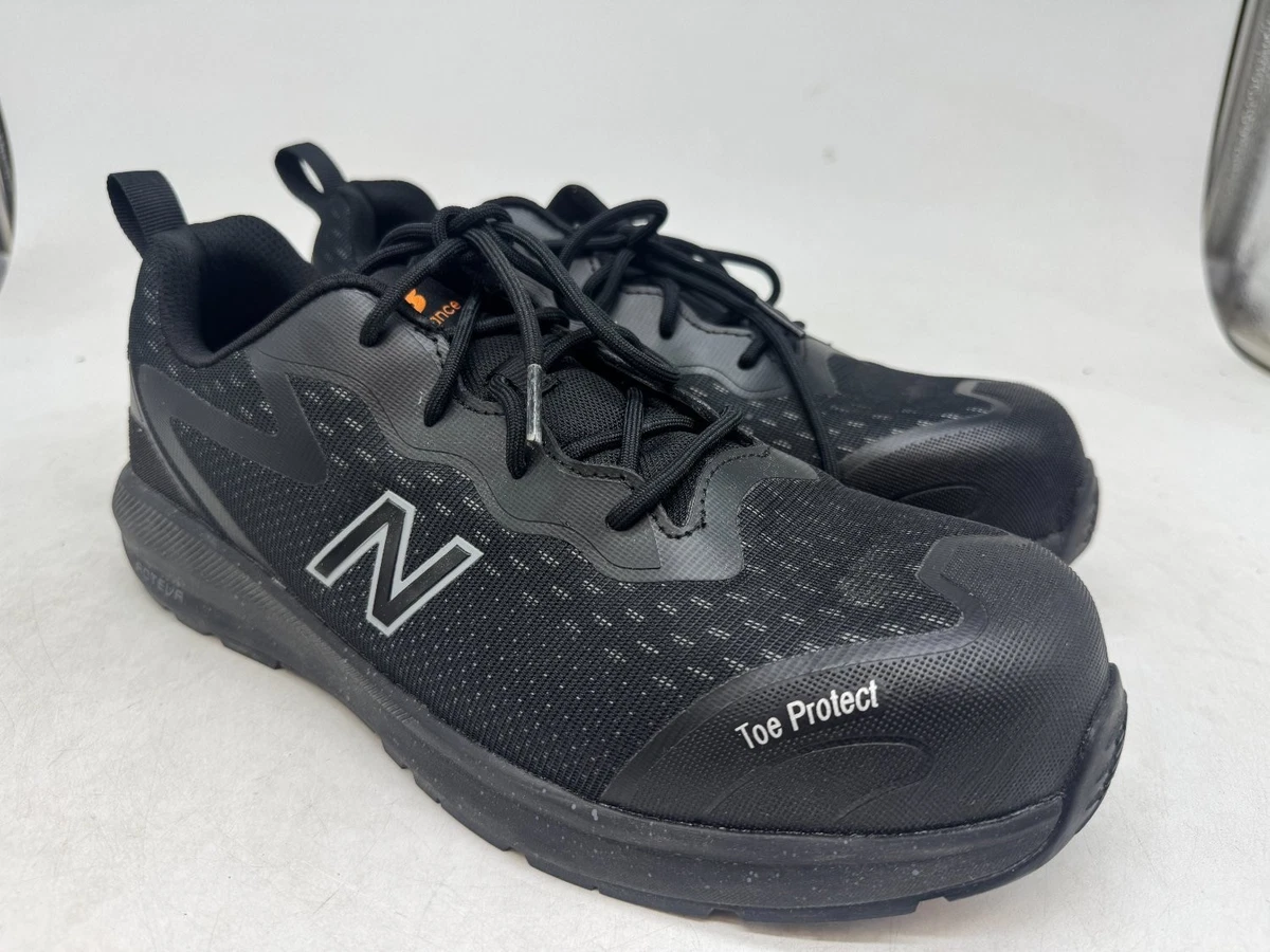 New Balance Men's Logic Composite Toe Work Shoes Black Safety ASTM Boots Size 12