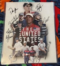 Autographed 2019 USA’s Presidents Cup 11x14