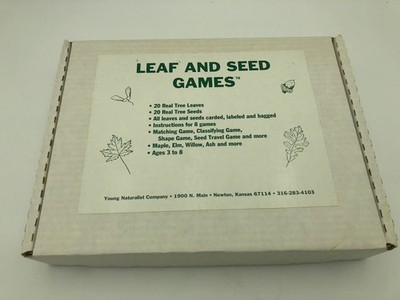 Leaf And Seed Games, Young Naturalist Co, Ages 3 To 8