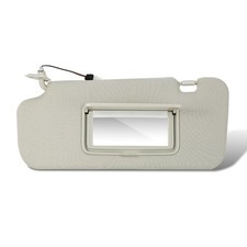 For 09-14 Nissan Murano Gray Driver Left Side Sun Visor W Mirror Replacement