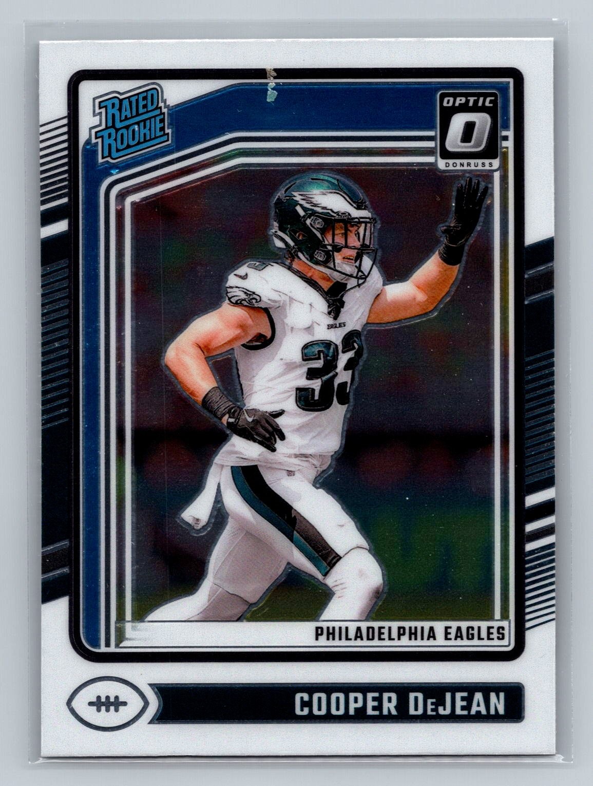 Cooper DeJean 2024 Donruss Optic #221 Rookie Philadelphia Eagles