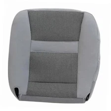  Front Driver Side Bottom Replacement Cloth Seat Cover Gray Compatible with 