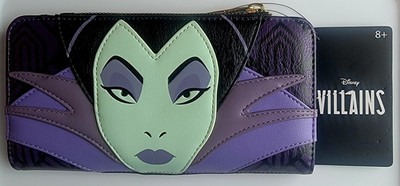 Loungefly Disney Maleficent Wallet Large Purple NWT
