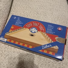 MELODY HARP ZITHER: Toys That Toot / Small World Toys Opened Box; New 