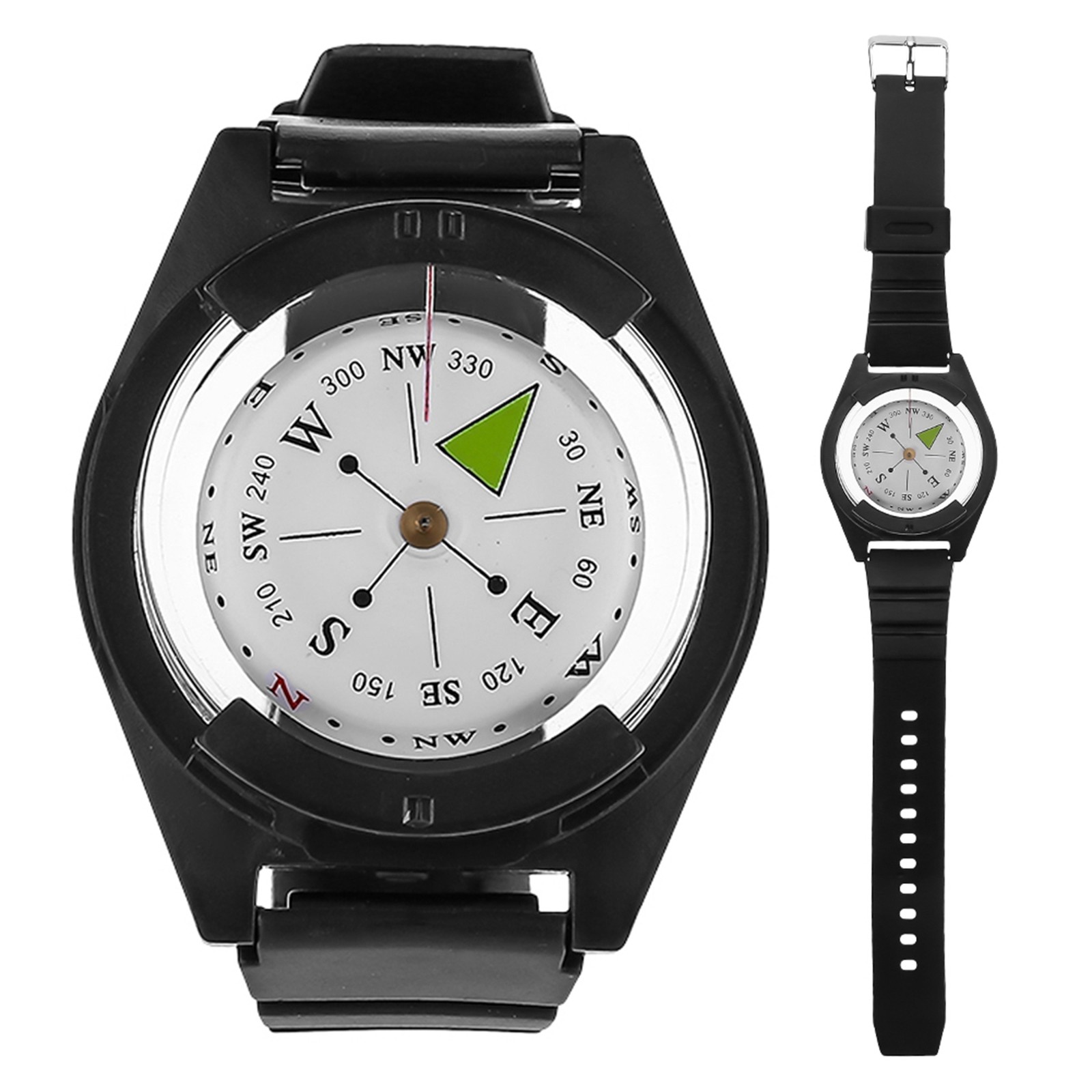 Mini Compass Lightweight Tool For Outdoor Activities ABS Rubber