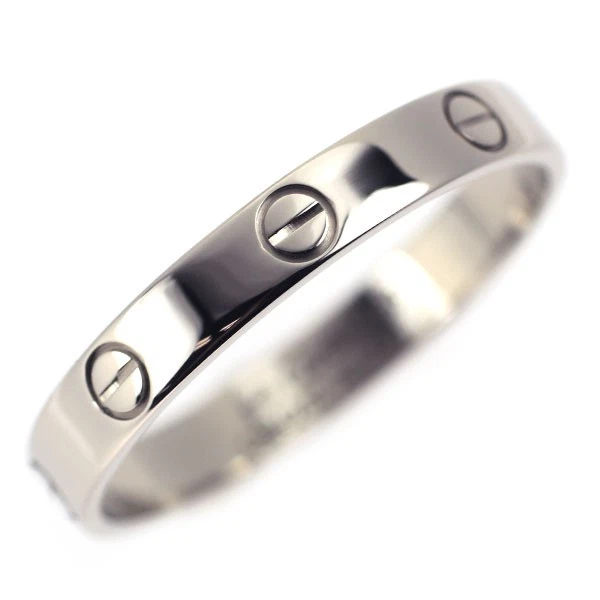 Cartier K18WG Ring Mini Love No. 66 - Auth free shipping from Japan- Auth SELBY_