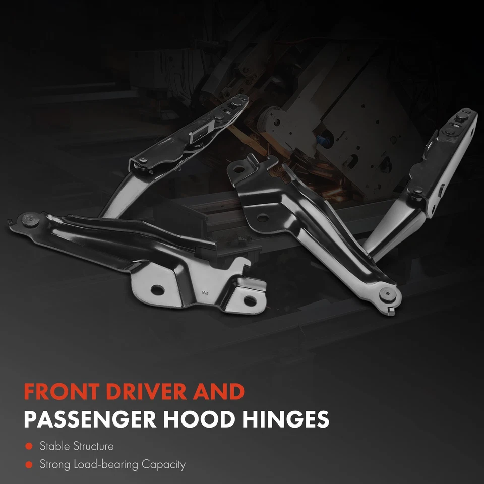 2x Bisagra de capó de conductor y pasajero para Jaguar XF 2009-2015 XFR 2010-2015 XFR-S Foto 3 de 4