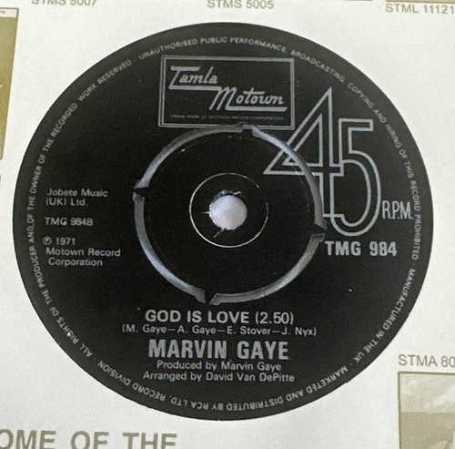 Marvin Gaye ~ What's Going On UK Tamla Motown 7” Vinyl EX / M - Imagen 5 de 6