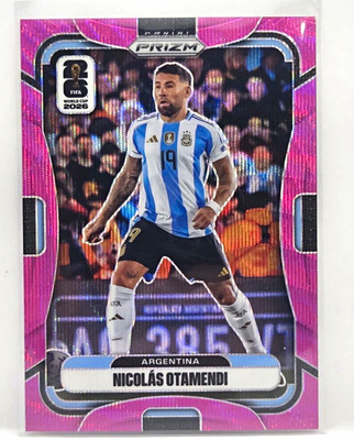 2026 Panini Prizm FIFA World Cup Nicolas Otamendi #12 Fuchsia Wave 48/65