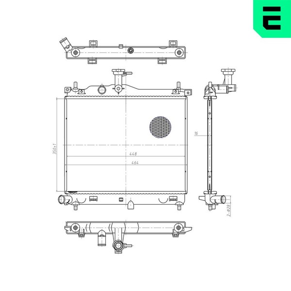 Era MotorküHler WasserküHler 673222 FüR Hyundai I10 1 Pa Crdi Lpg-image