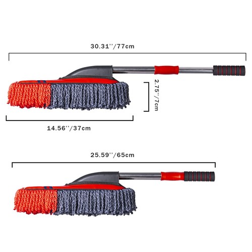Soft Microfiber Car Duster Exterior Scratch Free Multipurpose Duster with Ext... - Picture 5 of 6