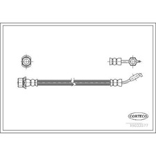 Corteco 19033577 Bremsschlauch für TOYOTA AVENSIS T25