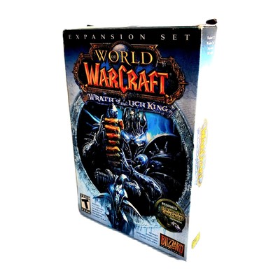 World of Warcraft Wrath of The Lich King PC Game Expansion Pack Windows XP 2008 