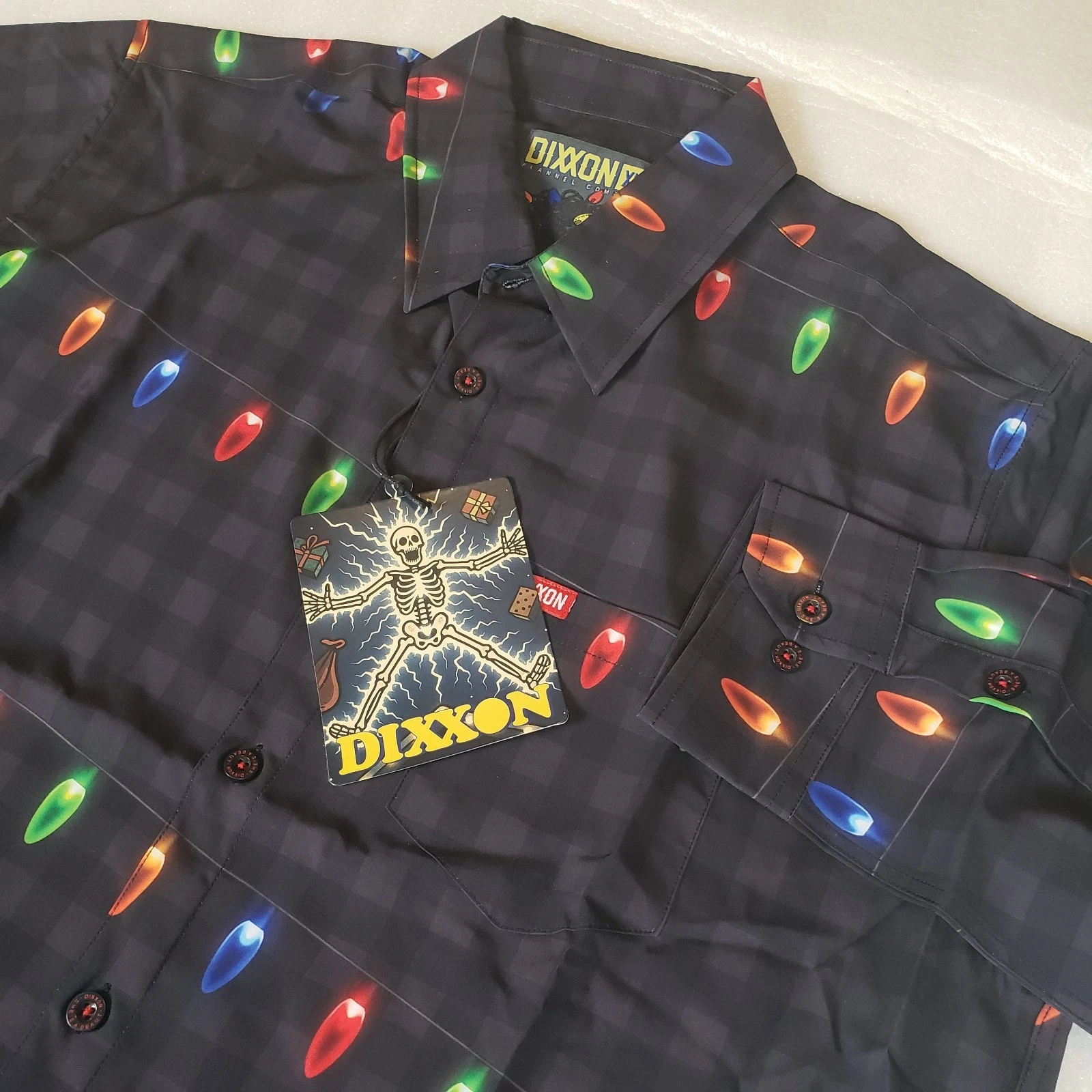 NWT Dixxon Flannel Co Men's XLT XL Tall "The Clark" Long Sleeve Party Shirt