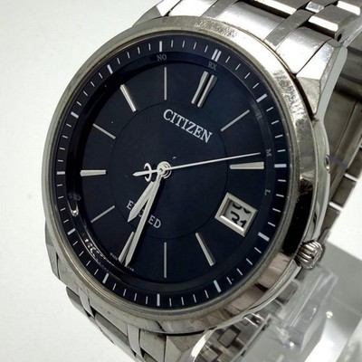 CITIZEN EXCEED Eco-Drive Radio Controlled Navy Blue Dial Solar Men's Watch Japan