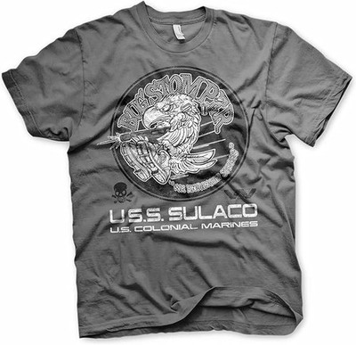 ALIENS Bug Stomper Official T-Shirt USS SULACO Colonial Marines