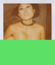 Vintage Polaroid Asian Glamour Portrait Photo Rare Original