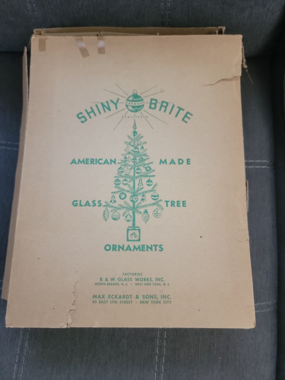 Shiny Brite Christmas Ornaments Mixed Lot. Estate Find