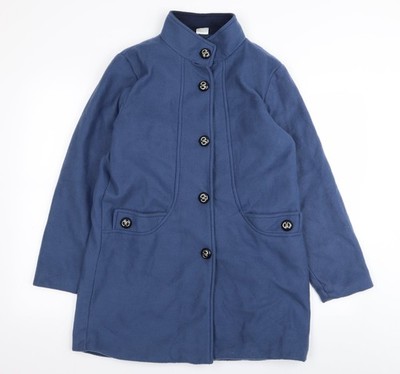 Gabrielle Vicenza Damen blau Mantel Mantel Größe 10