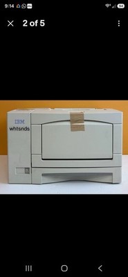 IBM Network Printer 17 Laser Black & White Networkable Workgroup Printer