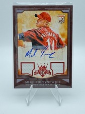 2015 Diamond Kings Mike Foltynewicz #175 Astros Dual Patch Auto Red Framed /99